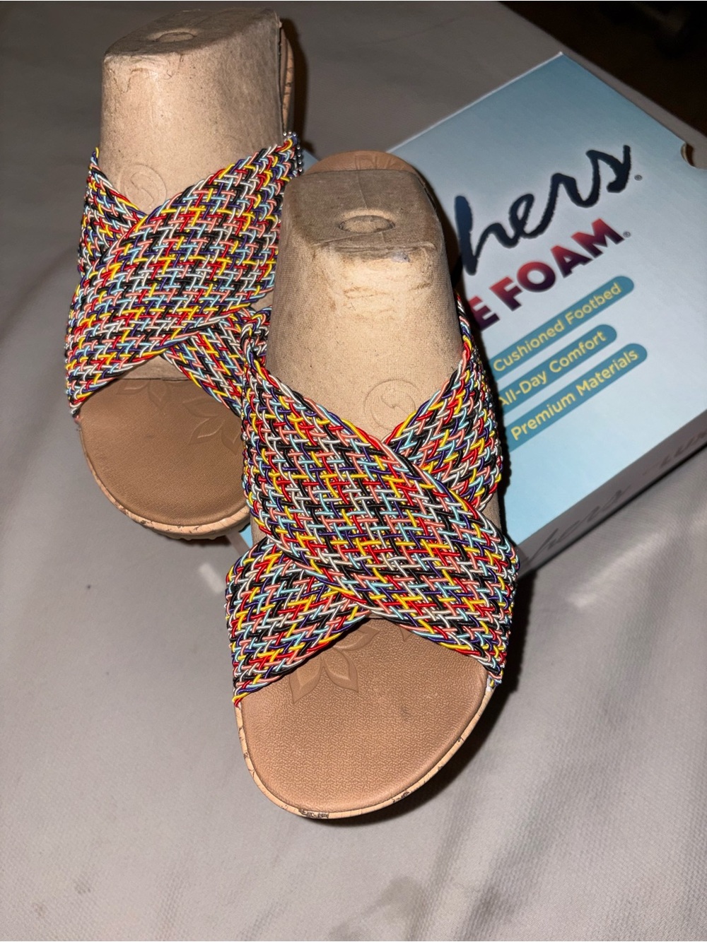 Skechers Beverlee Vacation Mode Luxe Foam wedges - Picture 3 of 10